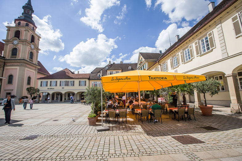 Italienisches Restaurant am Marktplatz in Ludwigsburg